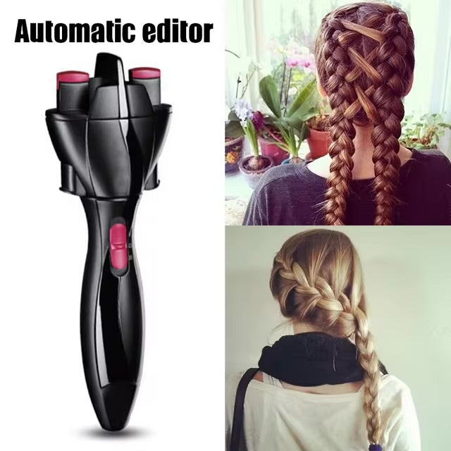 Electric hair braiding machine, automatic twist braider, quick braid tool, styling tool